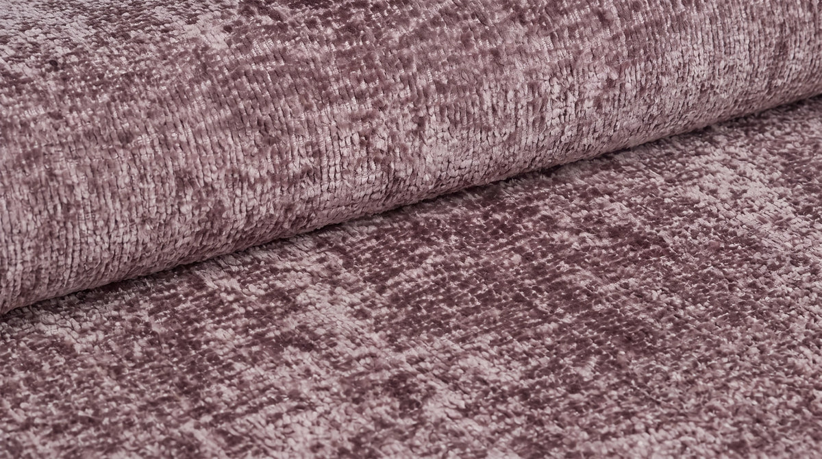 Canapé droit MAYO 3 places en tissu - TRUST INDUSTRIE - Violet clair