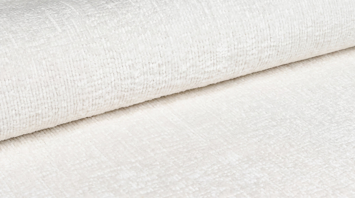 Canapé droit MAYO 3 places en tissu - TRUST INDUSTRIE - Blanc