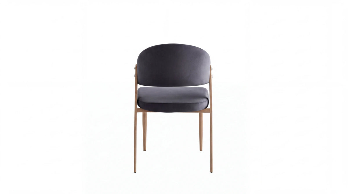 CHAISE LAMIA Pied Bois naturel Assise Gris