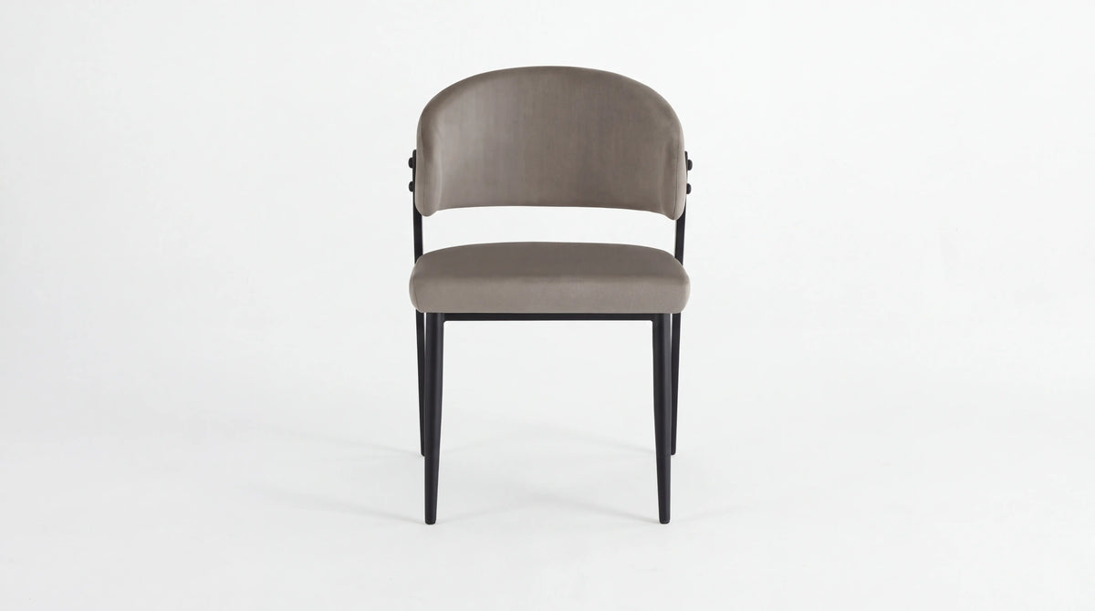 CHAISE LAMIA Pied Noir Assise Taupe