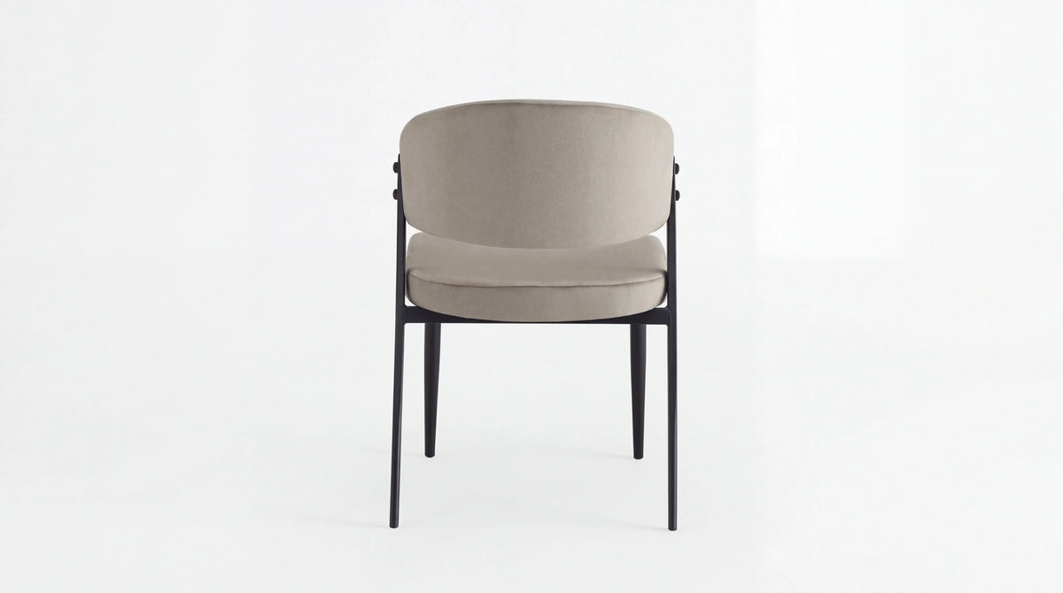 CHAISE LAMIA Pied Noir Assise Taupe