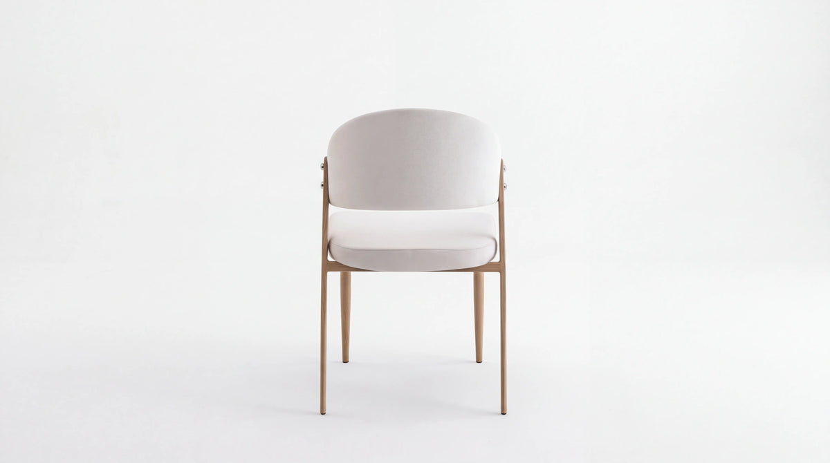 CHAISE LAMIA Pied Bois naturel Assise Beige