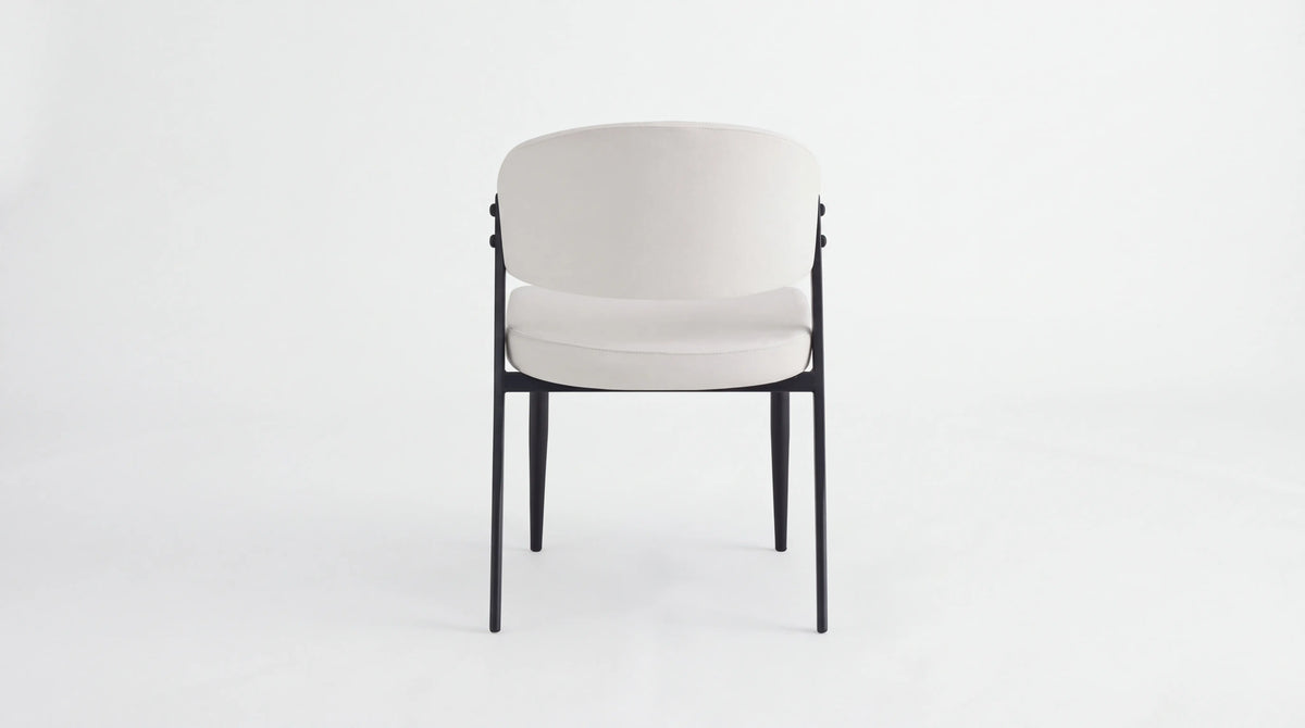 CHAISE LAMIA Pied Noir Assise Beige