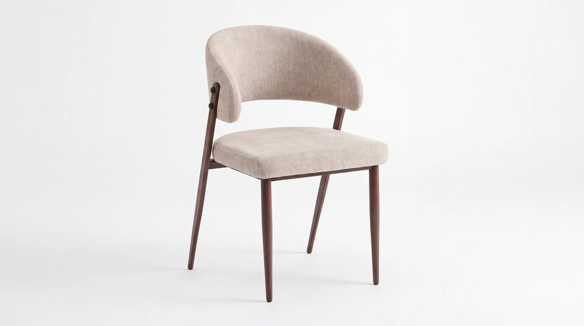  Pied Bois noyer - Assise Marron glacé