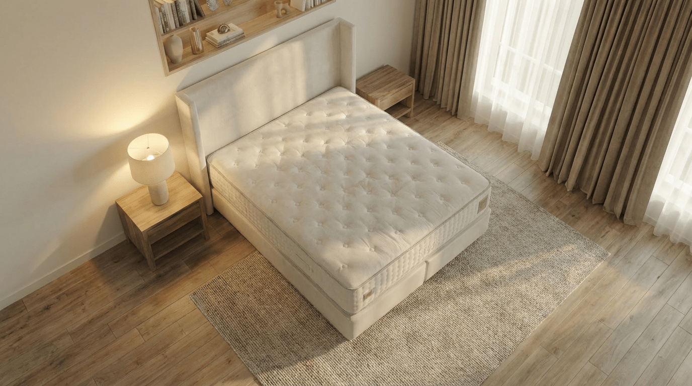 Lit coffre 180X200 cm COCO en velours blanc avec sommier et tête de lit inclus - TRUST INDUSTRIE - Écru - 