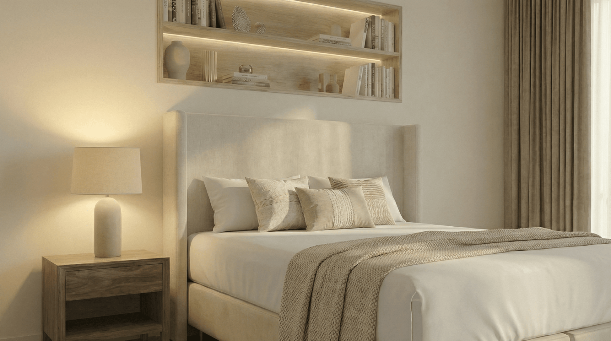 Lit coffre COCO en velours beige avec sommier et tête de lit inclus - TRUST INDUSTRIE - 140 x 190 cm - 160 x 200 cm - 180 x 200 cm - 
Sans matelas - Milan - Singapour - Dubai
