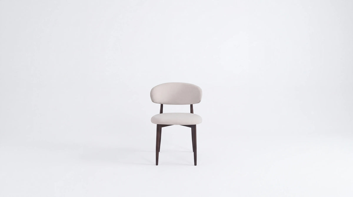 CHAISE LUCILE PIED EFFET NOYER GRAIN Assise Beige