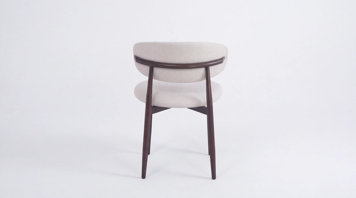 CHAISE LUCILE PIED EFFET NOYER GRAIN Assise Sable