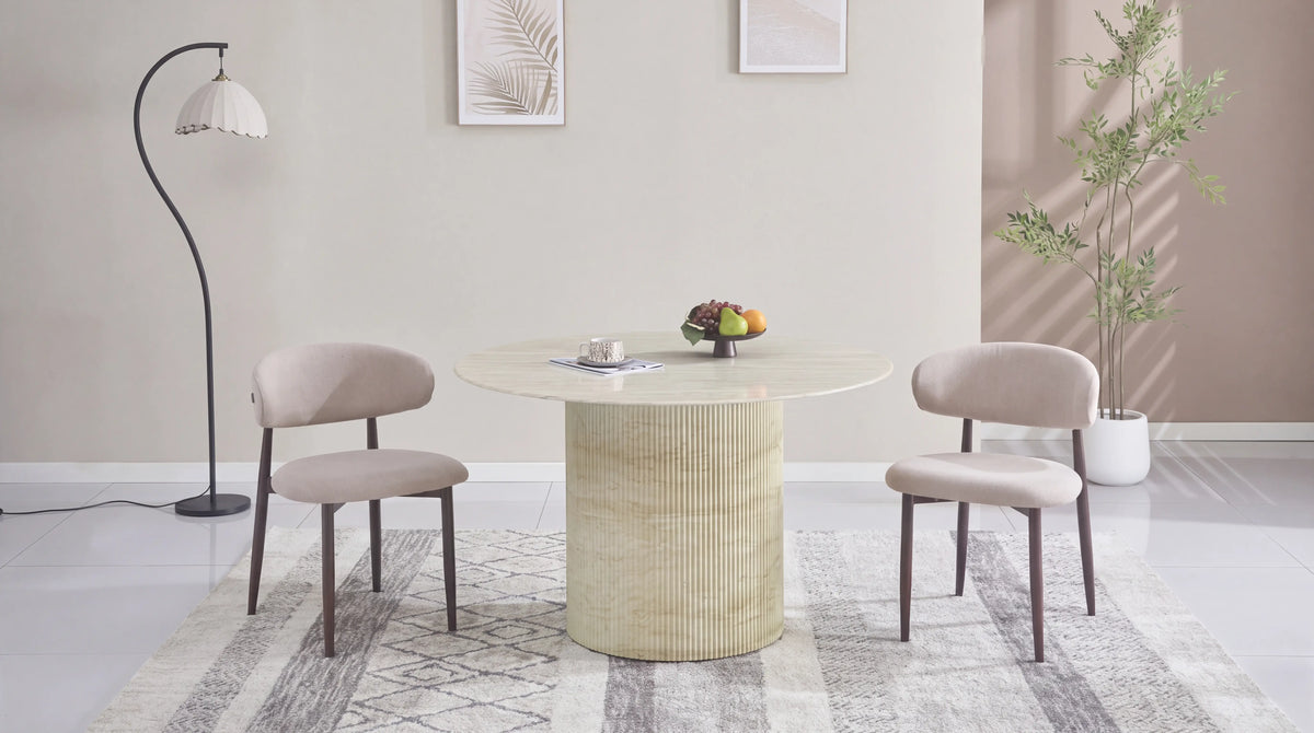 CHAISE LUCILE PIED EFFET NOYER GRAIN Assise Sable