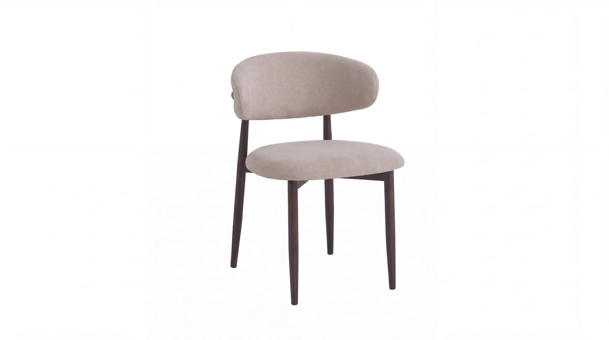 CHAISE LUCILE PIED EFFET NOYER GRAIN Assise Moka