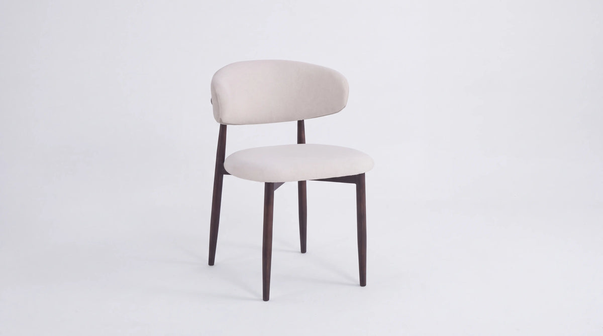 CHAISE LUCILE PIED EFFET NOYER GRAIN Assise Beige