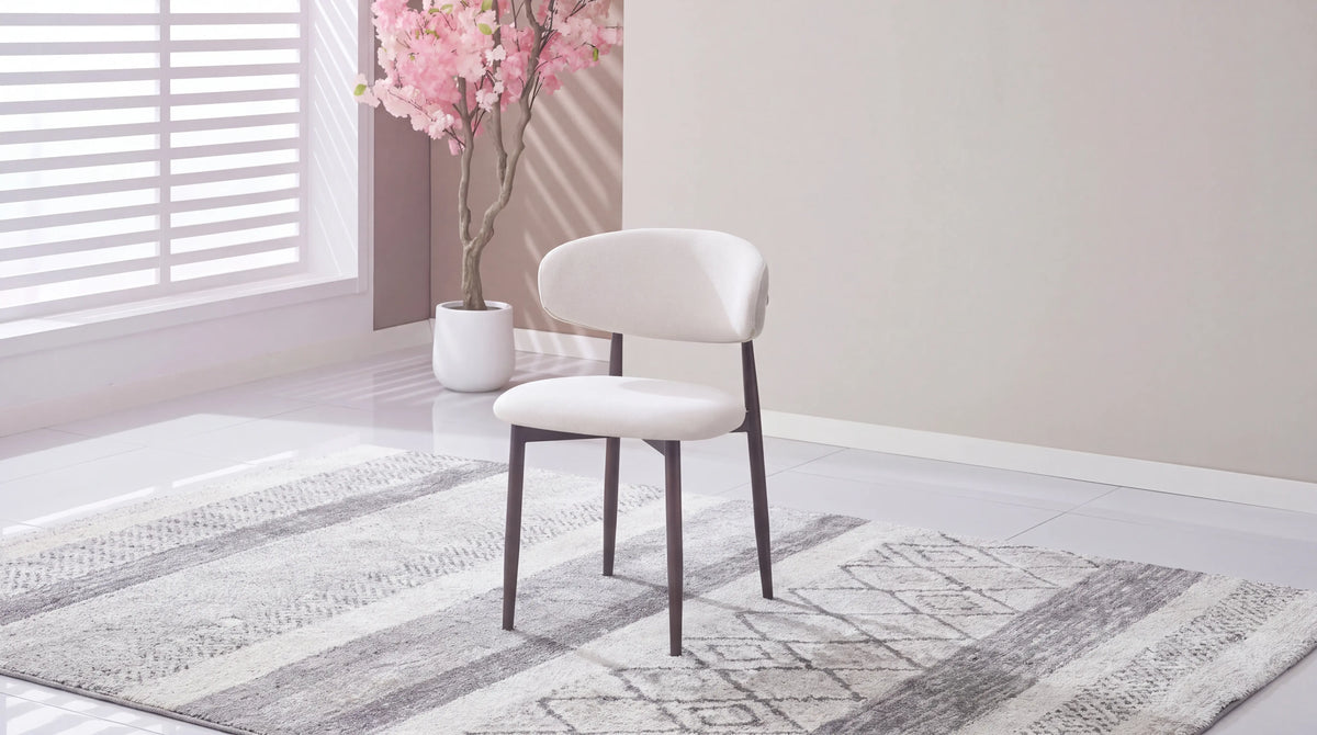 CHAISE LUCILE PIED EFFET NOYER GRAIN Assise Beige