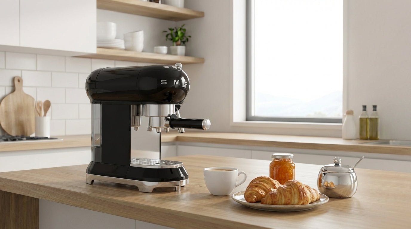 Machine à café expresso SMEG - TRUST INDUSTRIE - noir - 
