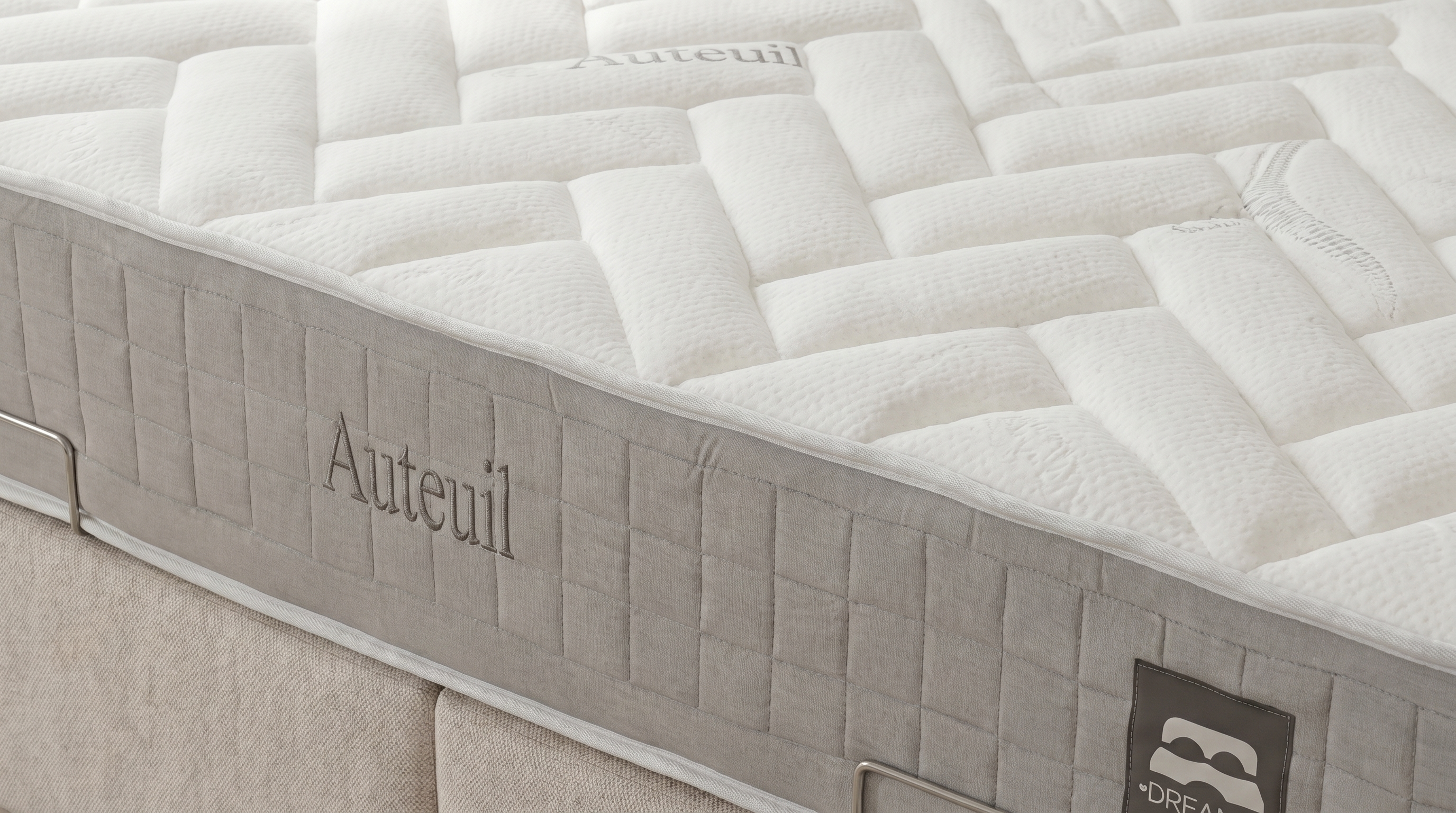 Matelas AUTEUIL ressorts ensachés 30 cm mi-ferme