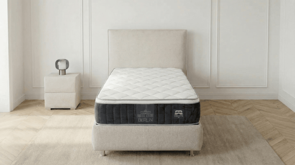 Matelas ferme 1 place 90X190 cm BERLIN en mousse polyuréthane - TRUST INDUSTRIE - 