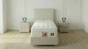 Matelas ferme 1 place 90X190 cm LAS VEGAS mousse à mémoire de forme et ressorts ensachés - TRUST INDUSTRIE - 