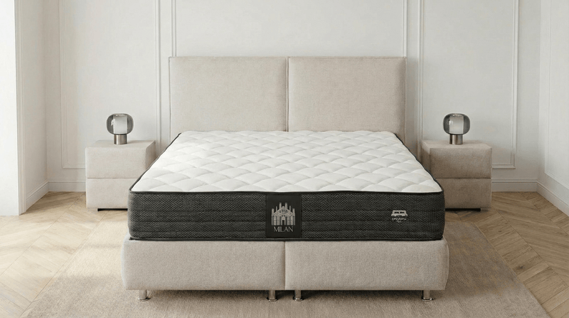 Matelas ferme 1 place 90X190 cm MILAN en mousse polyuréthane
