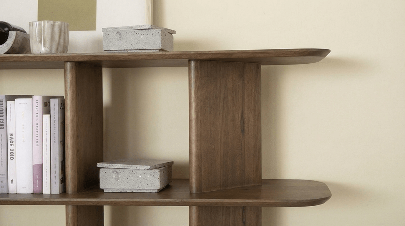Meuble TV TY en chêne massif design - TRUST INDUSTRIE - Marron - 