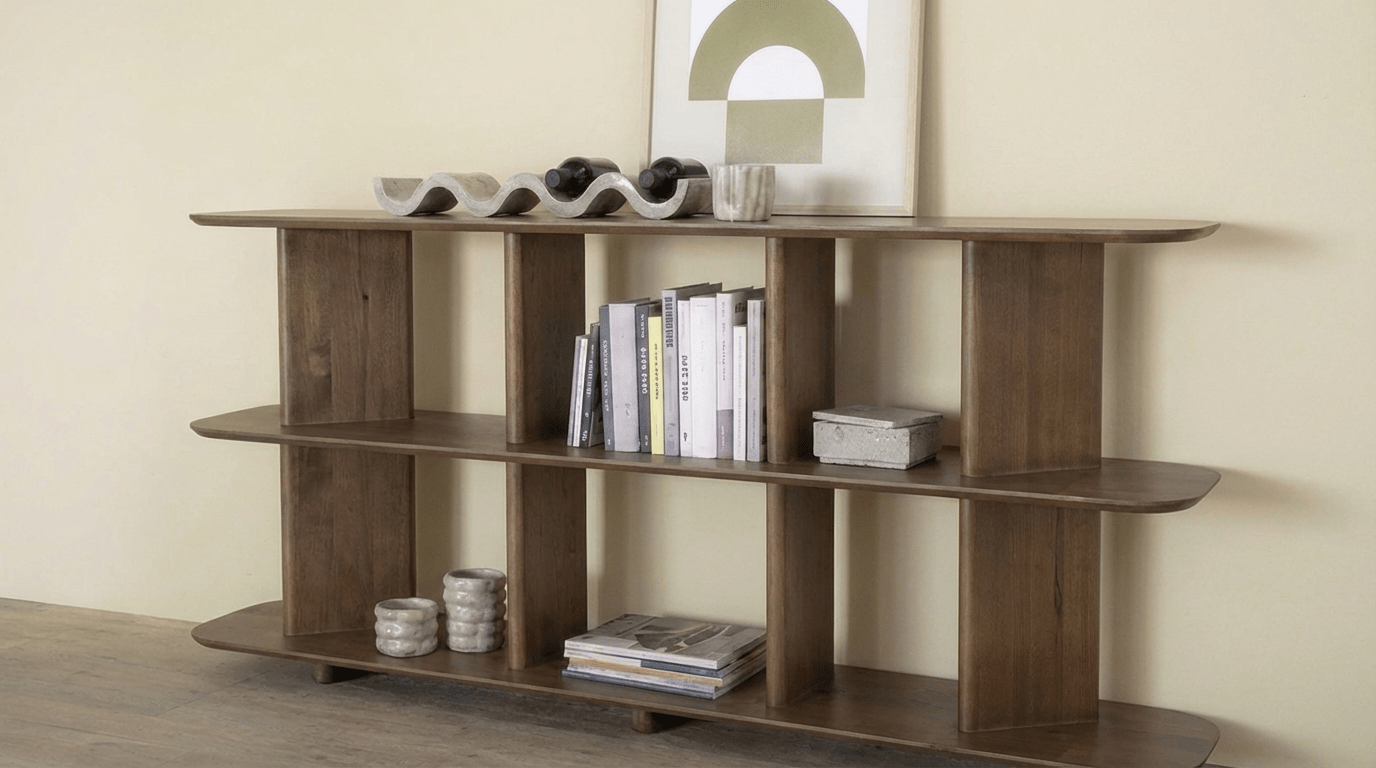 Meuble TV TY en chêne massif design - TRUST INDUSTRIE - Marron - 