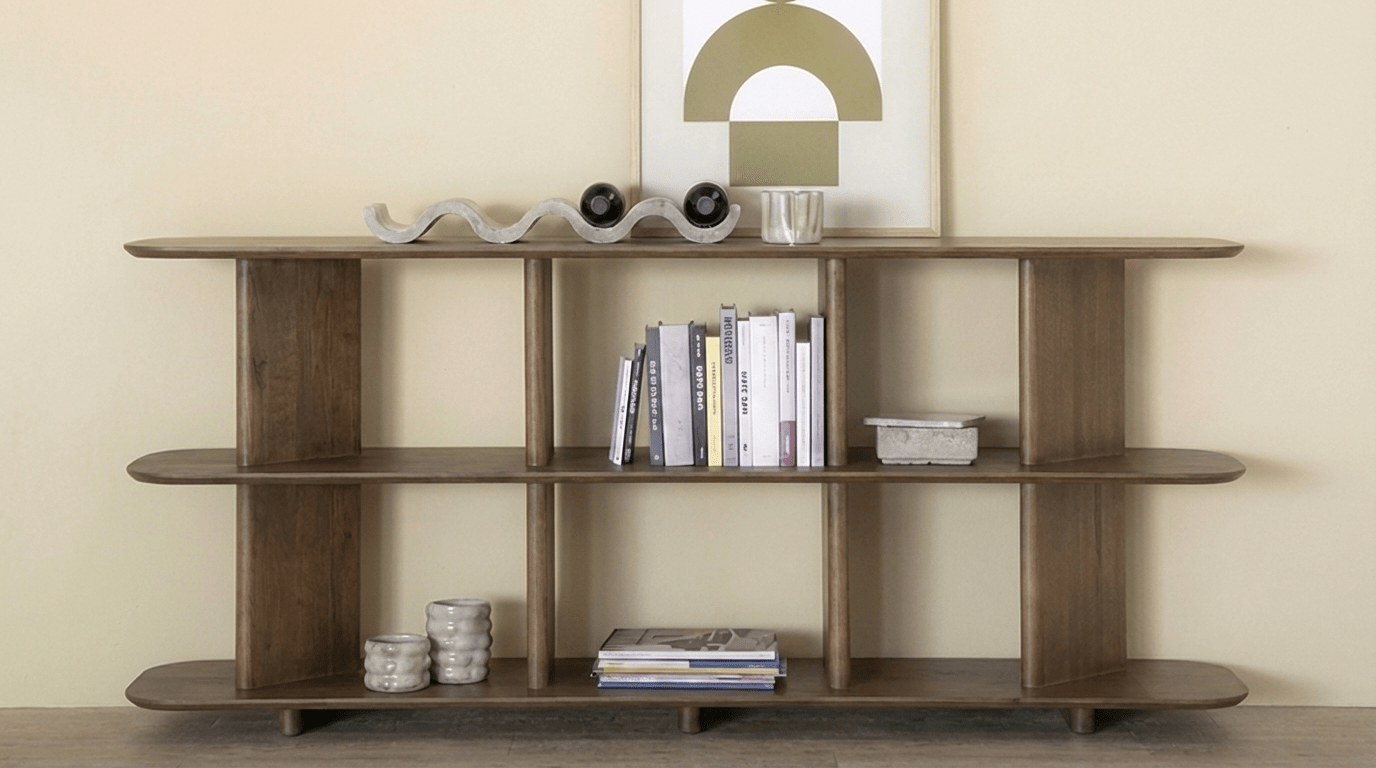 Meuble TV TY en chêne massif design - TRUST INDUSTRIE - Marron - 