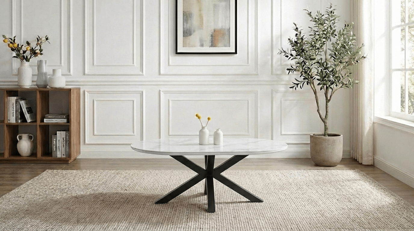 OPHELIA - TRUST INDUSTRIE - Marbré blanc - Noir - 