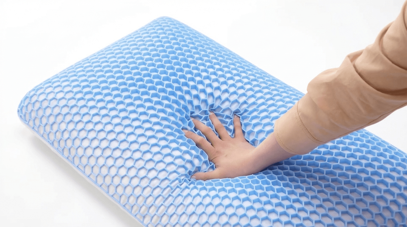 Oreiller COLLING mémoire de forme & gel rafraîchissant - TRUST INDUSTRIE - 