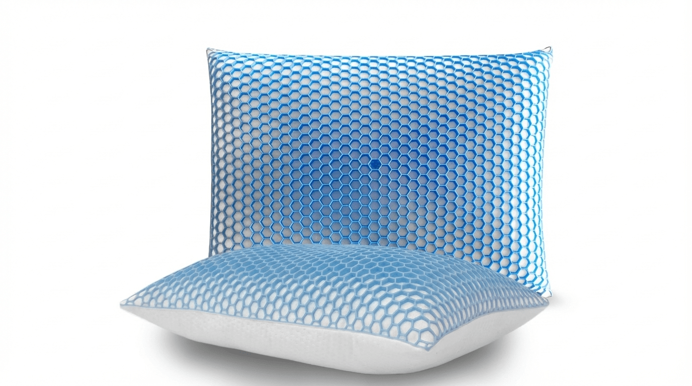 Oreiller COLLING mémoire de forme & gel rafraîchissant - TRUST INDUSTRIE - 
