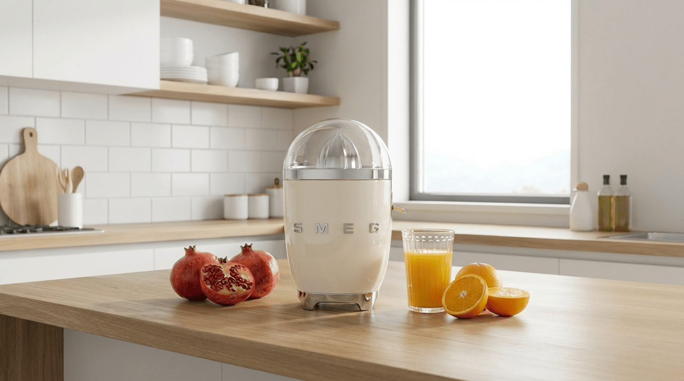 Presse agrume SMEG - TRUST INDUSTRIE - crème - 