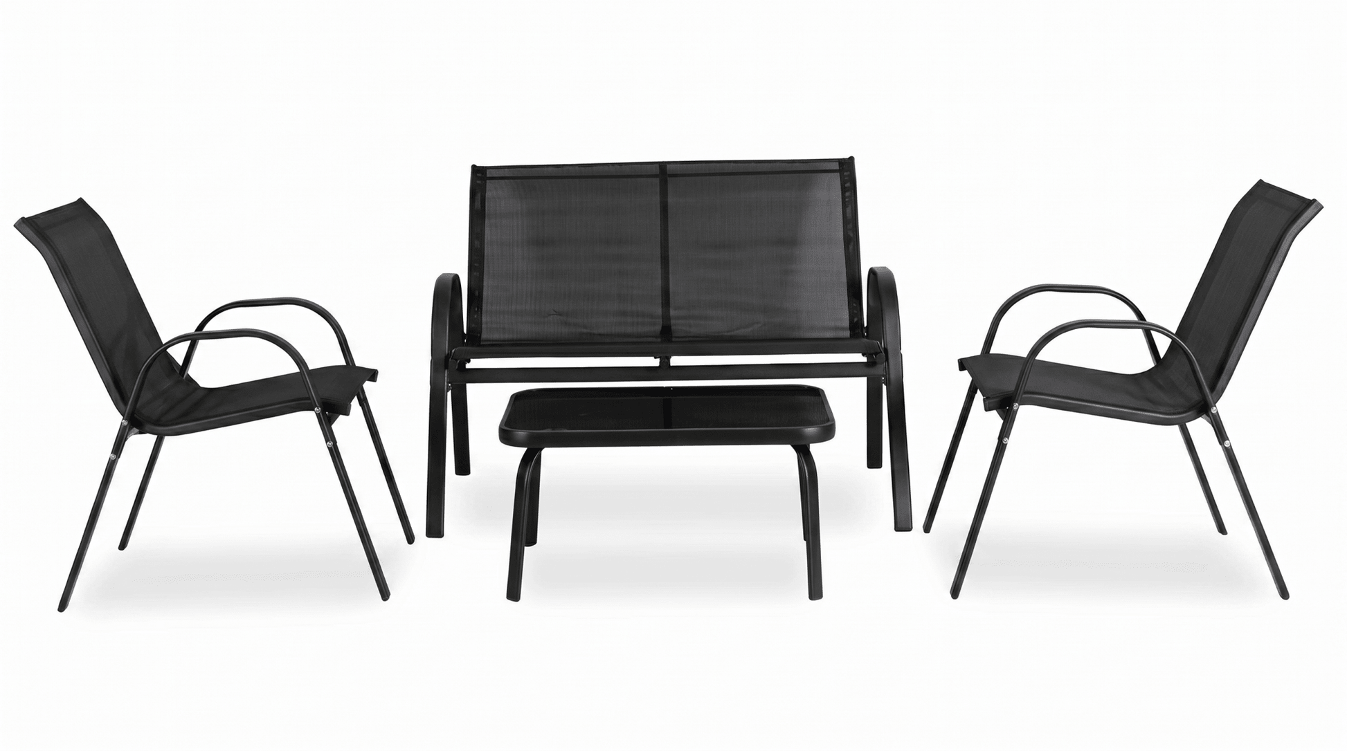 Salon de jardin MINNESOTA design - TRUST INDUSTRIE - Gris - 
