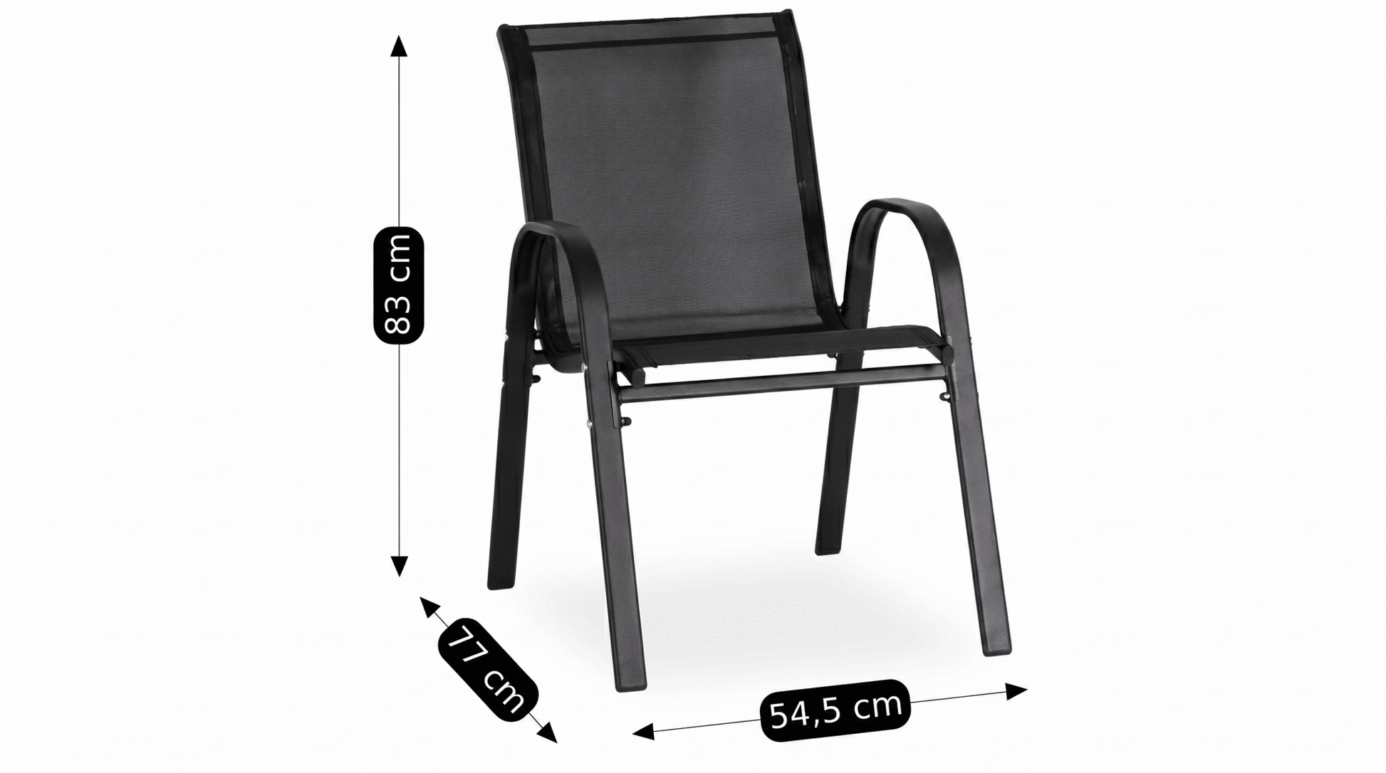 Salon de jardin MINNESOTA design - TRUST INDUSTRIE - Gris - 