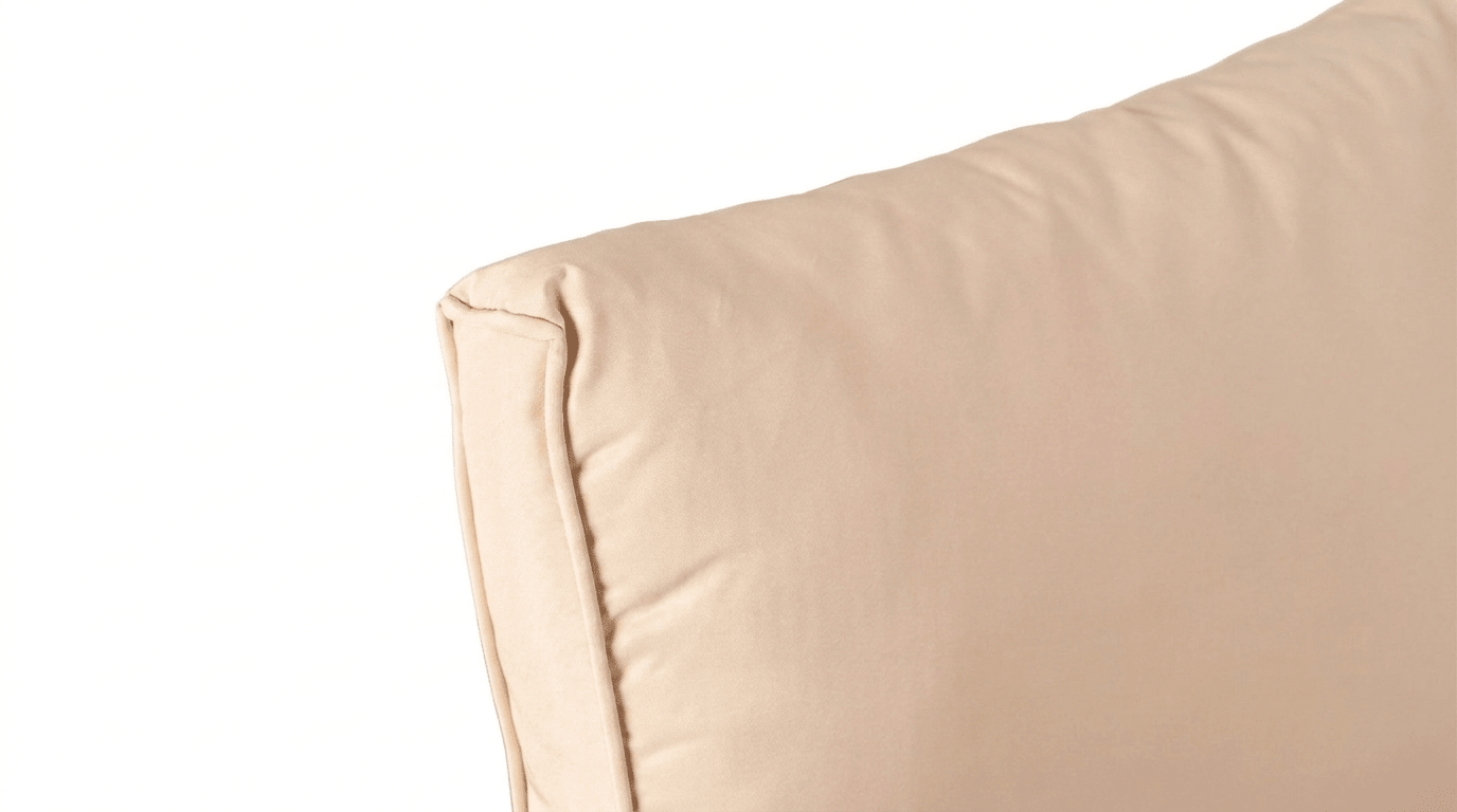Salon de jardin NEVO en technorattan marron avec coussins beige - TRUST INDUSTRIE - 