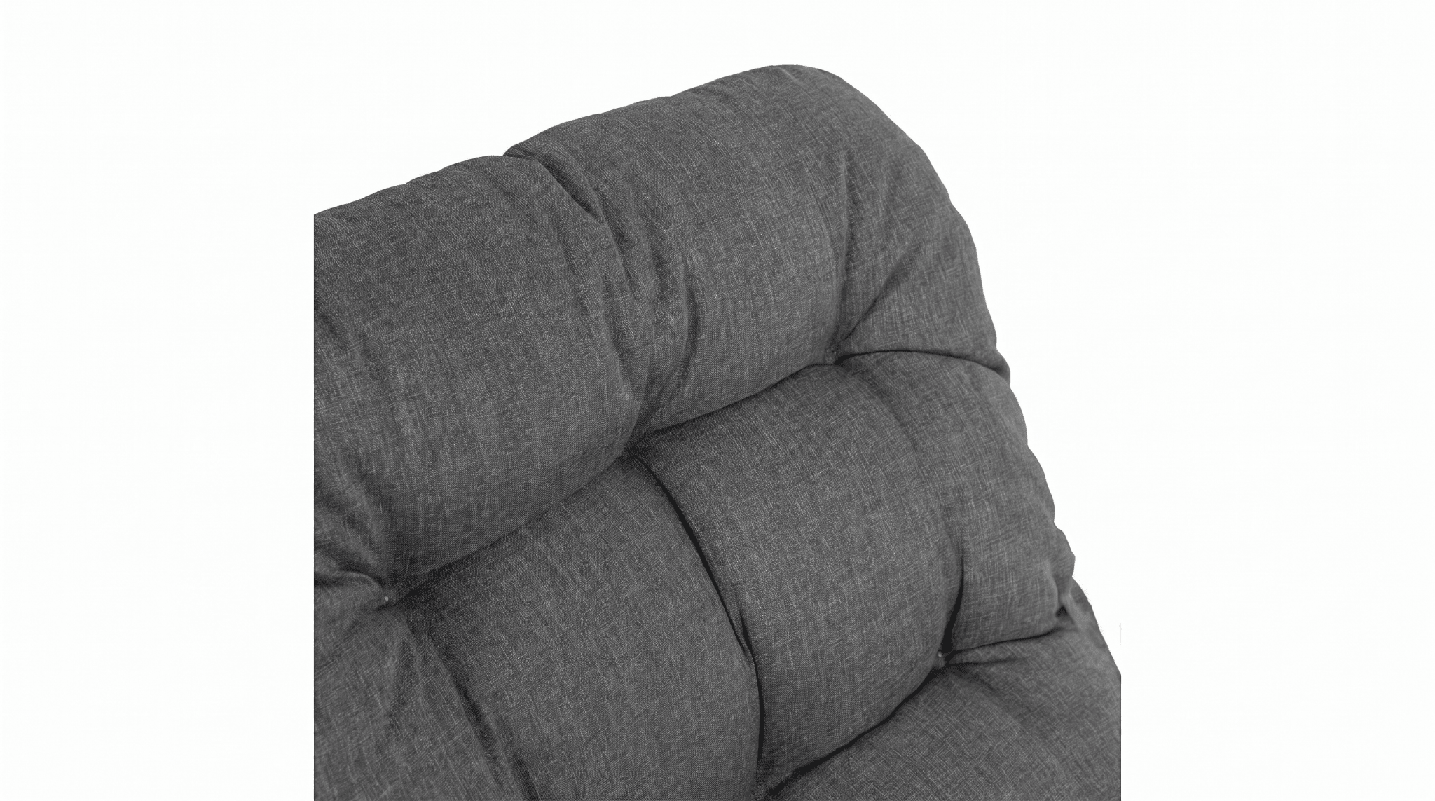 Salon de jardin NIKEA avec table ronde design - TRUST INDUSTRIE - Gris - 