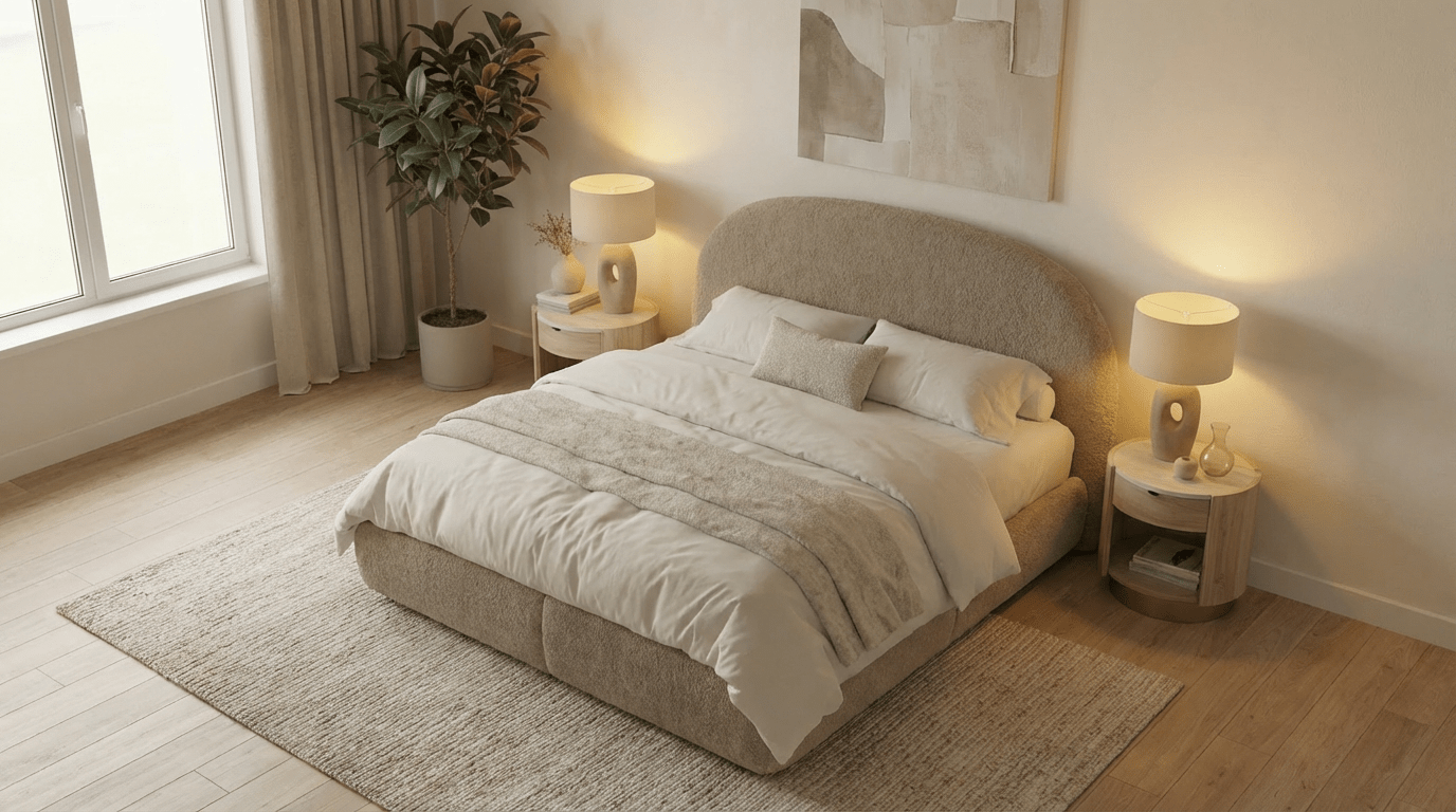 STELLIA 180X200 - TRUST INDUSTRIE - Beige - 