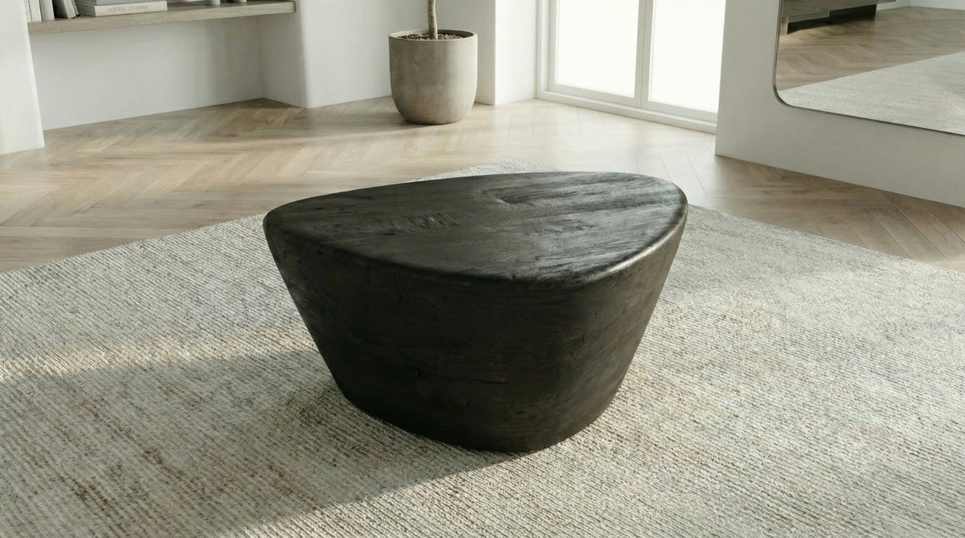 Table basse 70 cm MILA 70 - Noir -