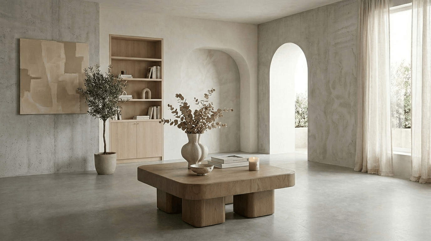 Table basse 80 cm HARMONIE avec plateau bois carré design - TRUST INDUSTRIE - Chêne foncé - 