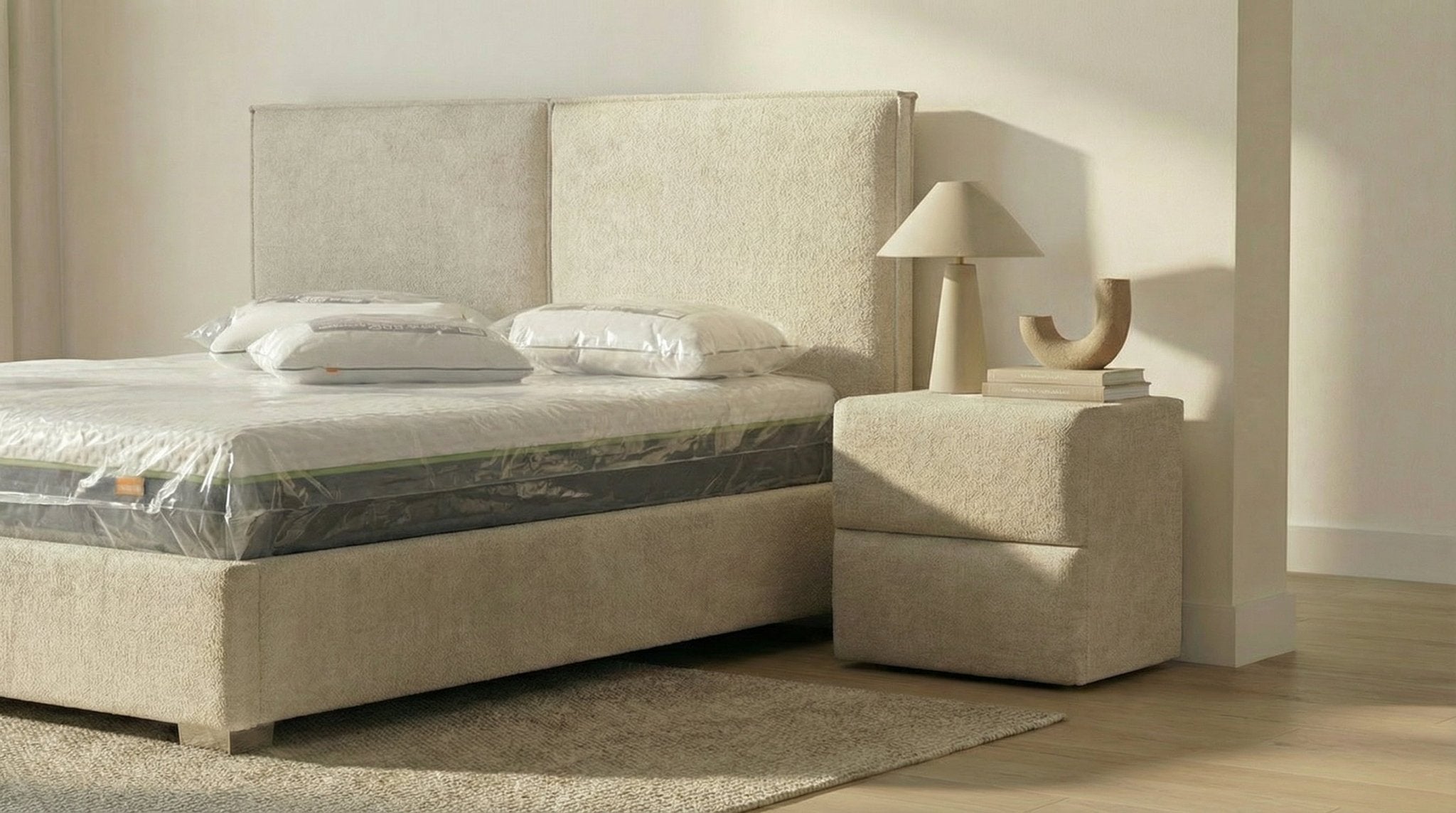 Table de chevet MAYA en tissu - TRUST INDUSTRIE - 