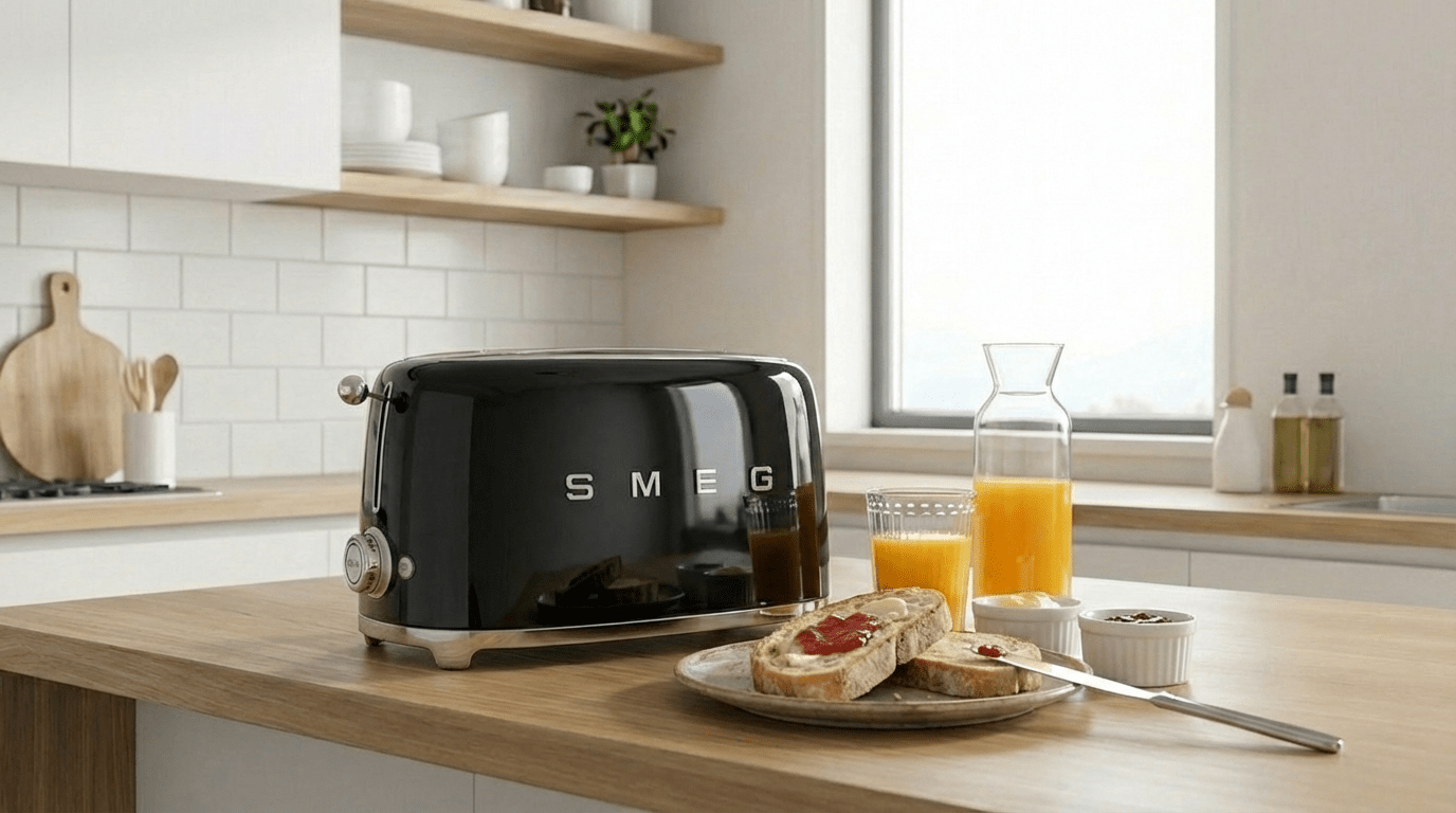 Toaster XL SMEG - TRUST INDUSTRIE - noir - 