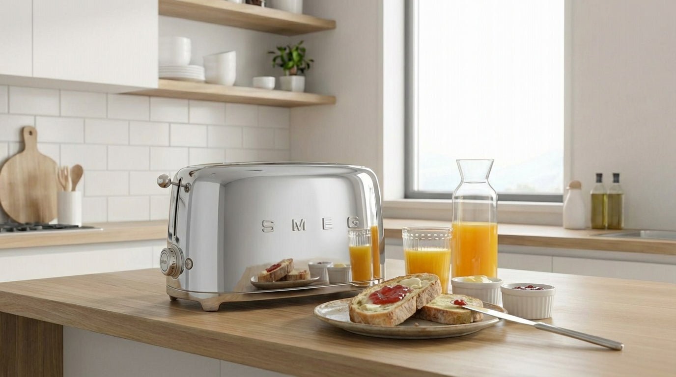 Toaster XL SMEG - TRUST INDUSTRIE - chrome - 