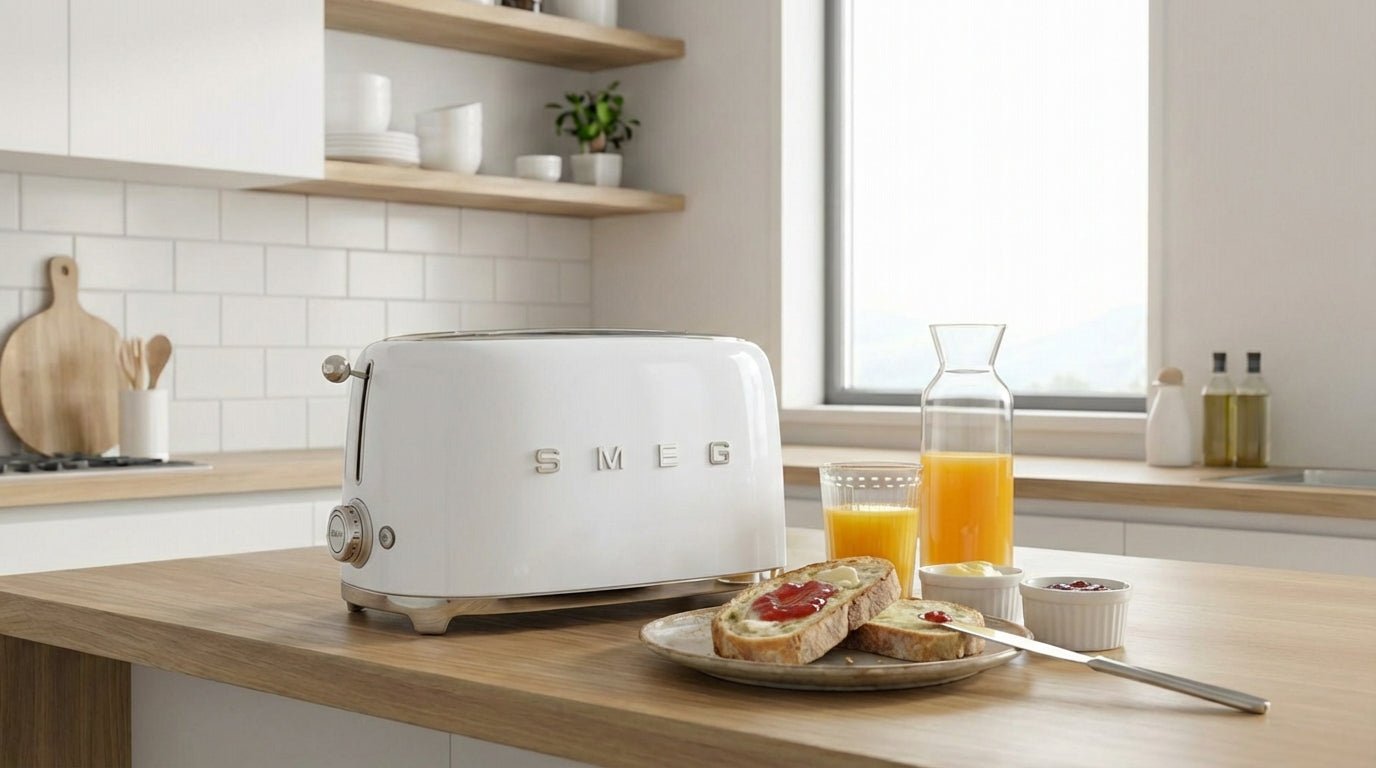 Toaster XL SMEG - TRUST INDUSTRIE - blanc  - 
