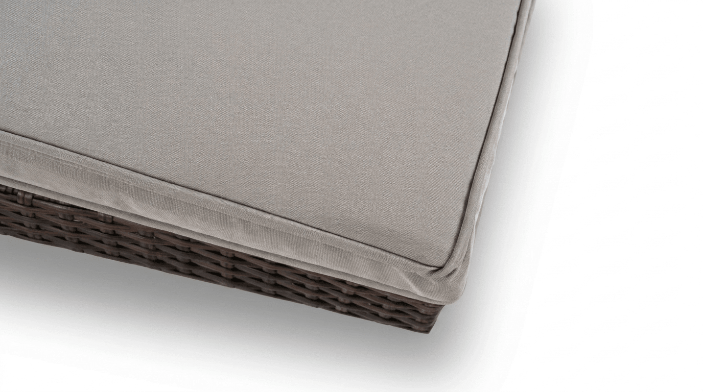 Transat FELIZ en technorattan brun pliable - TRUST INDUSTRIE - Gris - 