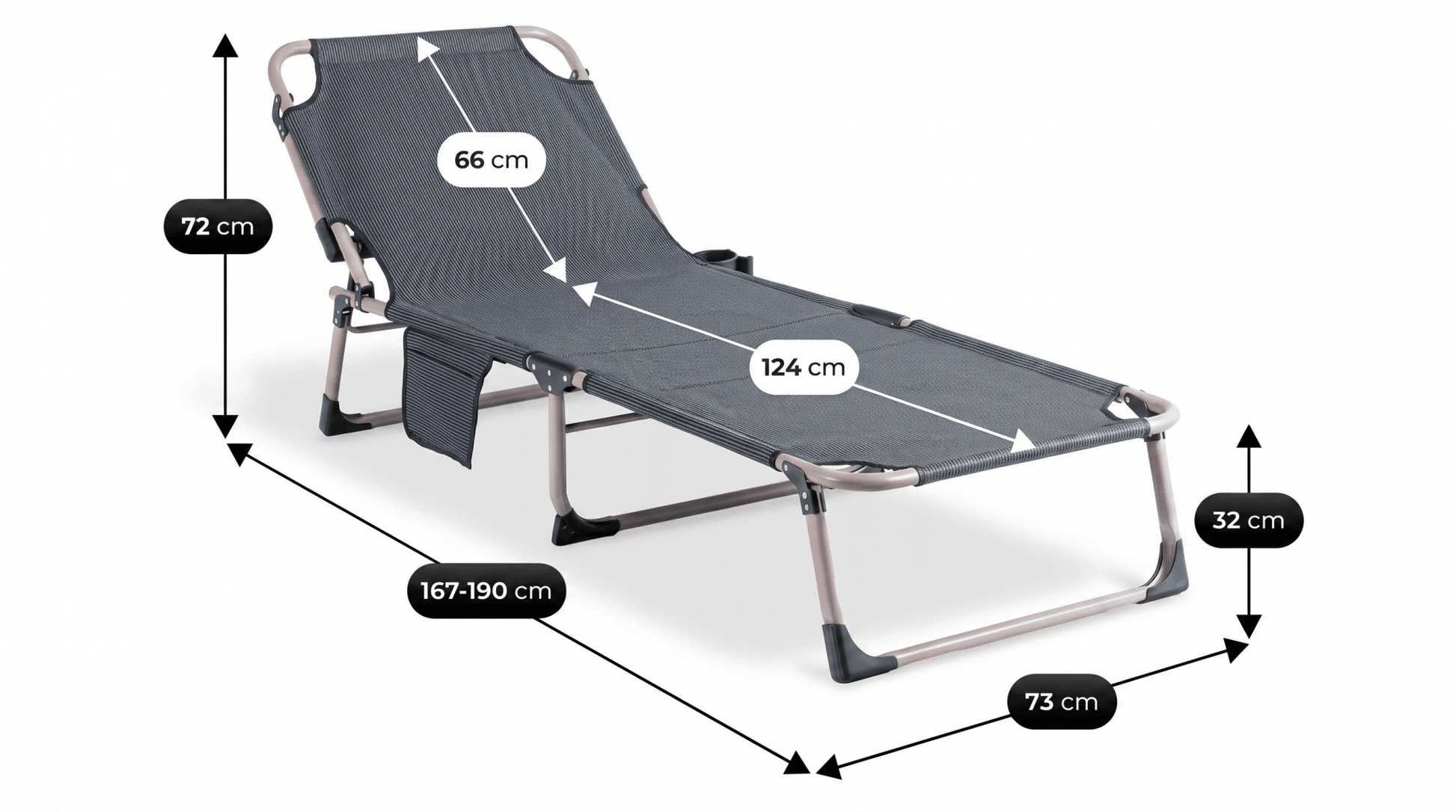 Transat SATURN design - TRUST INDUSTRIE - Gris - 
