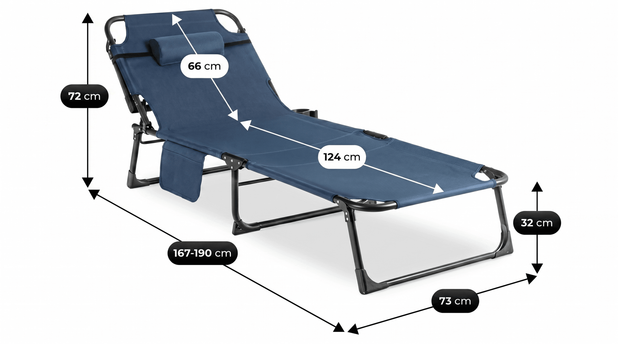 Transat SATURN design - TRUST INDUSTRIE - Bleu - 