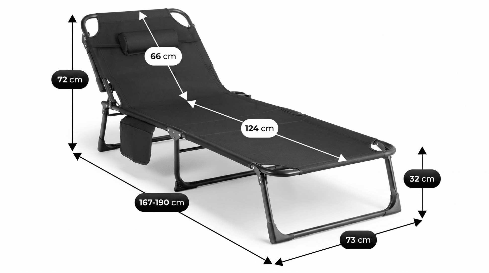 Transat SATURN design - TRUST INDUSTRIE - Noir - 